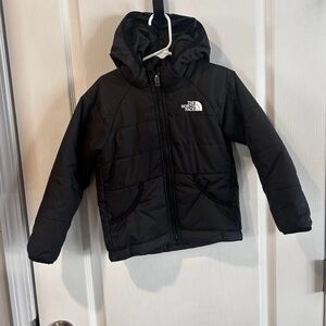 The North Face Black Hooded Jacket 4T